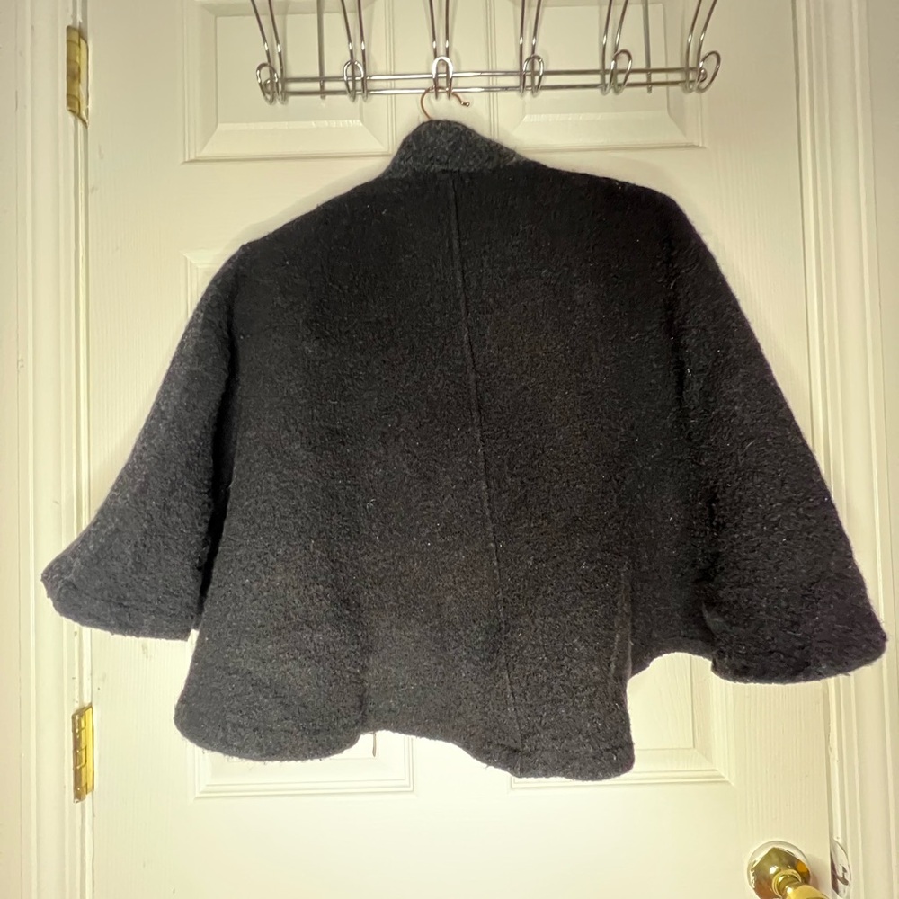 100% Wool Patchwork Cape - image 3